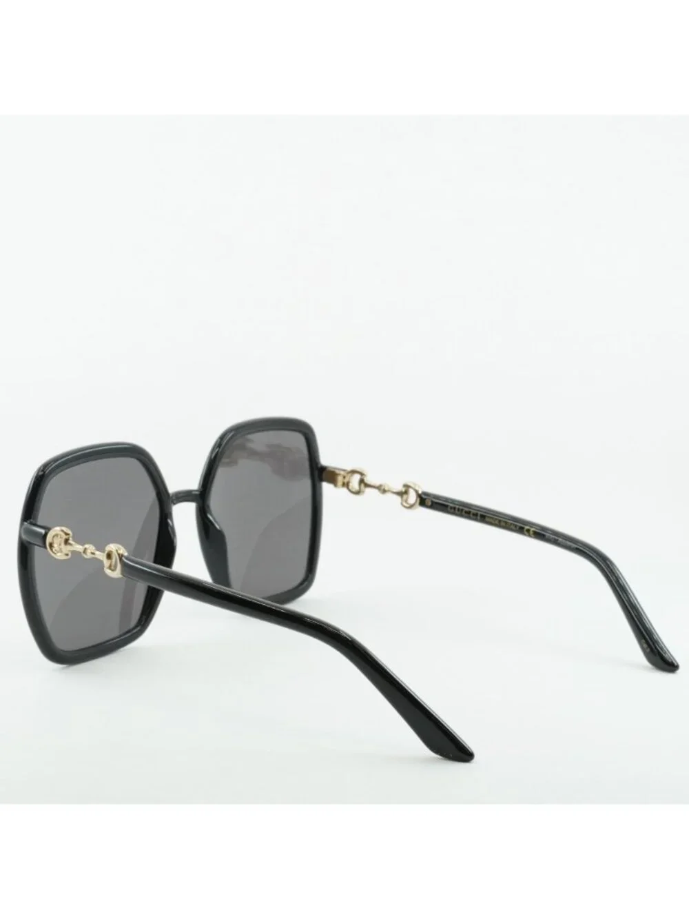 Gucci GG0890S 001 Women Square Sunglasses - Black / Grey